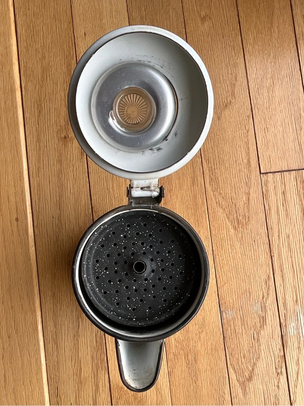 Vintage Georges Briard Enamelware Coffee Percolator